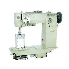 The Highlead GC24688 Series consists of advanced, heavy-duty industrial sewing machines designed with a vertical post (cylinder) bed and compound (triple) feed system. They are engineered for sewing thick, bulky, or three-dimensional items where a standard flatbed machine cannot operate effectively, such as car seats, upholstery, and bags. A standout feature of this series is the automatic thread trimming function, which boosts productivity in industrial settings