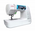 The Janome 3160QDC (often called the "Blue Face" because of its distinctive LCD screen) is a popular and highly-regarded computerized sewing machine that's especially well-suited for quilters . It's known for being lightweight yet packed with features typically found on more expensive models