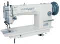 The Highlead GC0318-1 is a heavy-duty industrial sewing machine designed for medium to heavy materials. It's often referred to as a "walking foot" machine because of its powerful top and bottom feed system, which prevents materials like leather and canvas from shifting while sewing