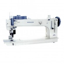 The Highlead GG80018 is a specialized industrial sewing machine designed for sewing extremely thick and heavy materials. It's a long-arm, extra-heavy-duty zigzag machine, often used for manufacturing large items like tents, sails, and protective covers