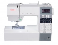 The Necchi EX60 is a well-regarded computerized sewing machine known for offering a rich set of features typically found on higher-priced models. It's often praised as a lightweight, portable "workhorse" suitable for a wide range of projects, from garment alterations and quilting to handling heavy fabrics like denim