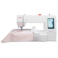 The Janome Memory Craft 400E is a highly-regarded, single-needle embroidery machine designed for sewists who want to add professional-quality personalization to their projects. As a dedicated "embroidery-only" machine, it focuses entirely on that craft, offering a large embroidery area and a suite of automatic features to make the process smooth and creative