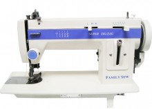 the Family Sew Portable Walking Foot Zig Zag Sewing Machine for you. It's designed to bring industrial-style capabilities (like a walking foot) to a portable format, making it suitable for upholstery, canvas, and leather projects