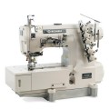he 2000IF is designed specifically for creating professional cover stitches and interlock seams, commonly used on knitwear, activewear, and for hemming t-shirts and leggings .
