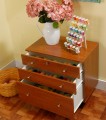 Yes, the Kangaroo Kabinet Joey Storage Unit in Teak is a popular and highly functional rolling storage cabinet designed to complement the larger Kangaroo sewing cabinets. It's essentially the perfect "sidekick" for organizing your sewing room