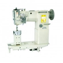 The GC24528-B features a 178mm high post bed, which provides ample clearance for sewing three-dimensional items. This makes it ideal for maneuvering curved products like bag sides, shoe uppers, and automotive headrests that would be difficult to sew on a flatbed machine .