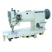 The Highlead GC20518 Series comprises industrial, twin-needle, lockstitch machines designed for parallel rows of stitching.