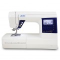 The Juki HZL-G220 is a full-sized, computer-controlled sewing machine that's highly regarded for bringing industrial-grade technology into the home sewing space. It's known for its exceptional stitch quality, powerful feeding system, and durability, making it a favorite among sewists who want a reliable workhorse