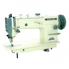 The Highlead GC0398-1D is an industrial heavy-duty lockstitch sewing machine, specifically designed for sewing thick, heavy, and challenging materials. Unlike the home sewing machines we've discussed, this is a professional-grade piece of equipment built for high-volume and demanding tasks in industrial settings