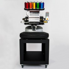 The Melco Amaya Bravo is a professional-grade, single-head embroidery machine celebrated for its powerful operating system and exceptional stitch quality, making it a top choice for boutiques, monogram shops, and serious artisans