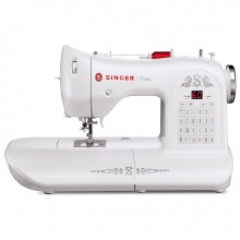 The Singer 1 ONE is a computerized sewing machine that combines a vintage-inspired aesthetic with modern, user-friendly features. It was launched by Singer around 2012 as part of a new line to make sewing more accessible and stylish