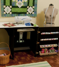 If the cabinet is a current model, it would likely be sold by large fabric and craft stores