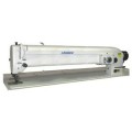 It's a single-needle, walking-foot zigzag machine with a 30-inch long arm and the Stitch Type-1A pattern .