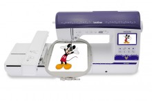 The Brother Innov-ís BP3500D is a highly versatile and powerful computerized combination sewing and embroidery machine. It's designed for creative enthusiasts who want a comprehensive suite of features, including a vast library of built-in designs, a large embroidery field, and professional-level editing capabilities—all in one machine. It's particularly notable for its inclusion of Disney designs, adding a fun and creative element for personalizing projects