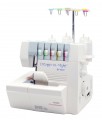 It's important to note that this model appears to be a versatile, portable coverlock machine designed for sewists who want the ability to create both professional overlock finishes and coverstitch hems in a single unit