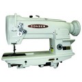 the Consew 255RB-3 for you! It's a heavy-duty industrial sewing machine designed for upholstery, leatherwork, and other demanding applications. The "-3" indicates this is a complete package that includes an assembled table and servo motor, ready to use out of the box