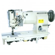 The Highlead GC20638 Series consists of heavy-duty industrial sewing machines specifically engineered for sewing thick, multi-layered materials like leather, canvas, and upholstery fabrics. Their standout feature is a split needle bar mechanism, which allows for precise corner sewing, making them ideal for products like car seats and furniture